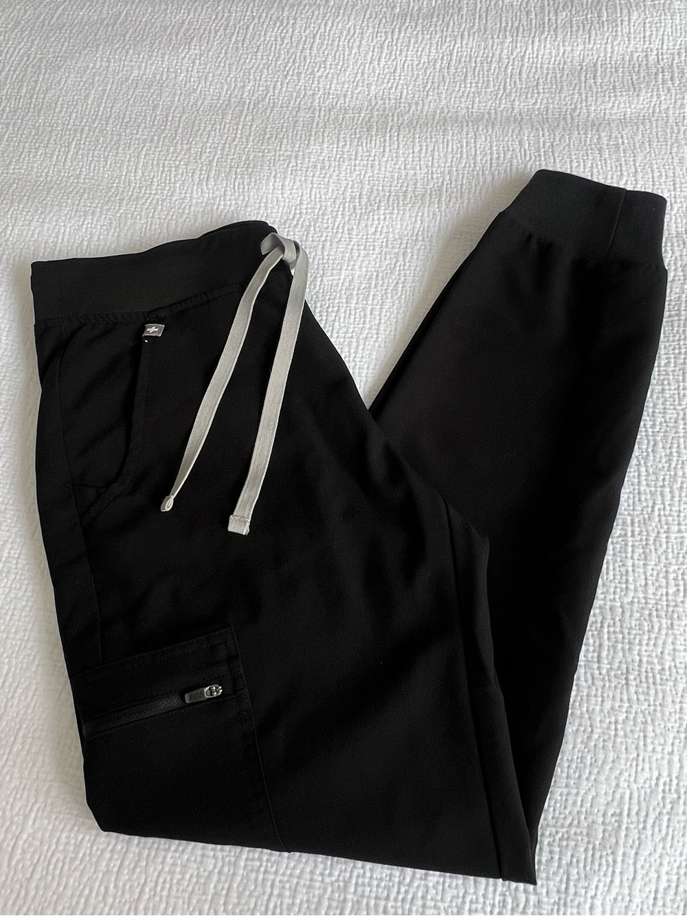 FIGS Zamora Jogger Scrub Pants Black Women’s Size S